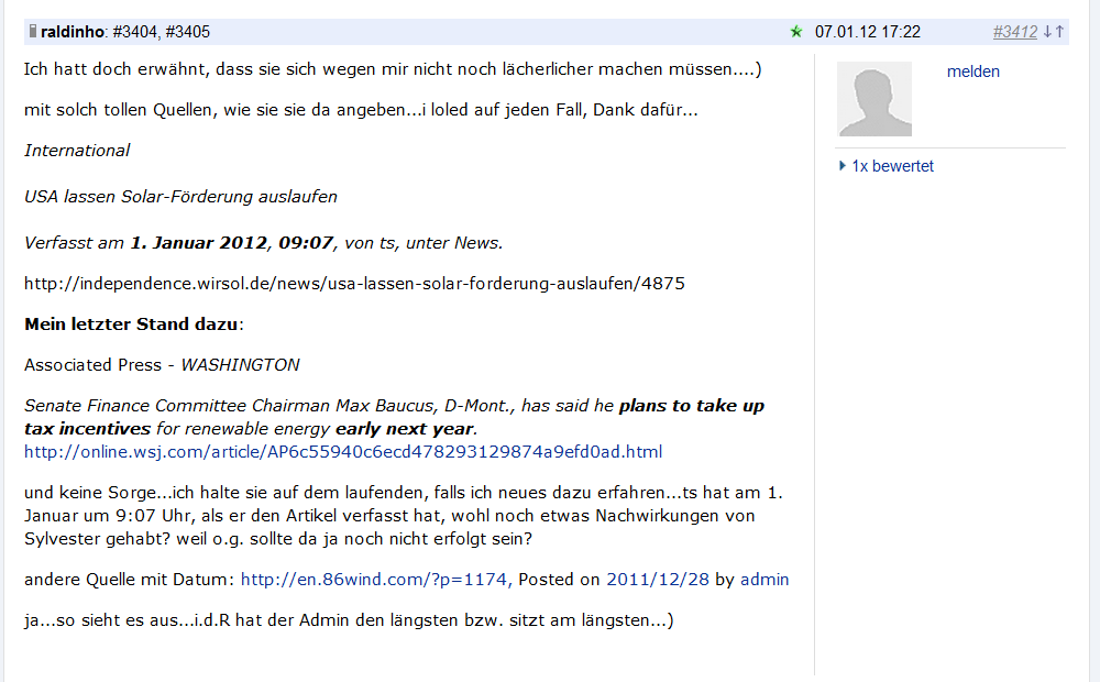 Norde Pro und Kontra 509540