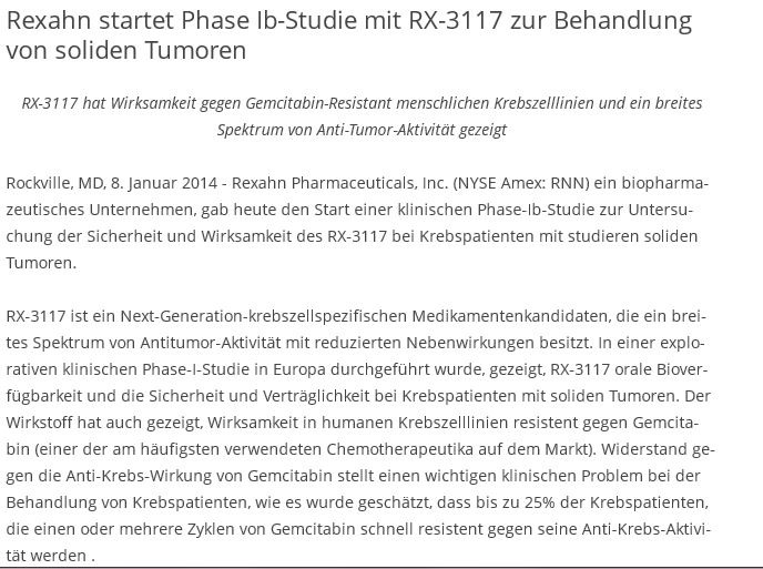 Rexahn Pharma 681177