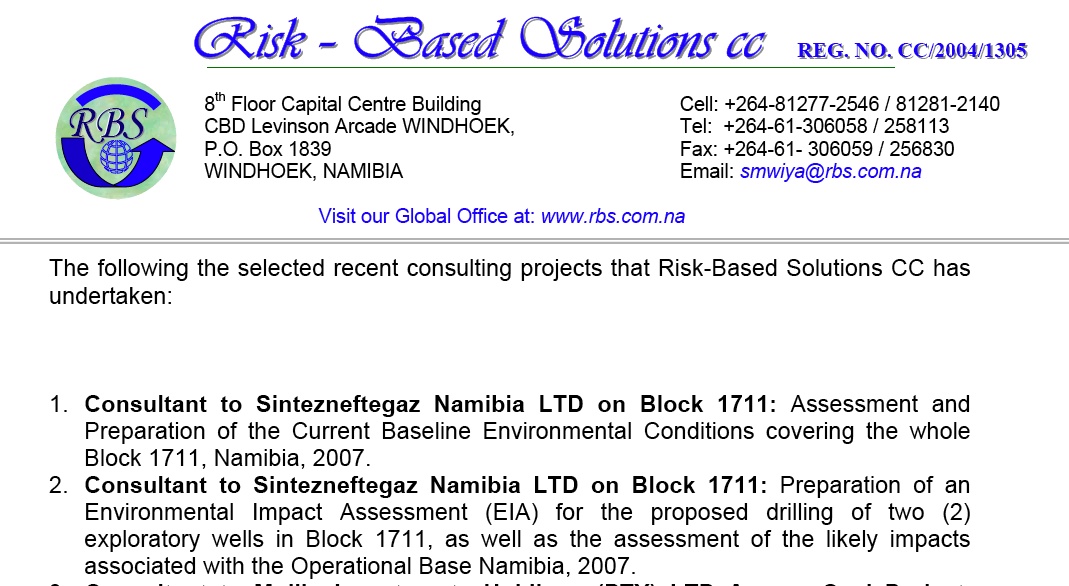 EnerGulf - Kunene, offshore in Namibia, 120087