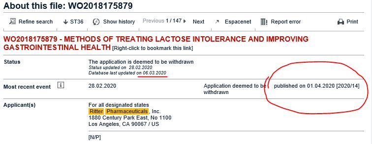 Ritter Pharma +50 % in 4 Hours 1164570
