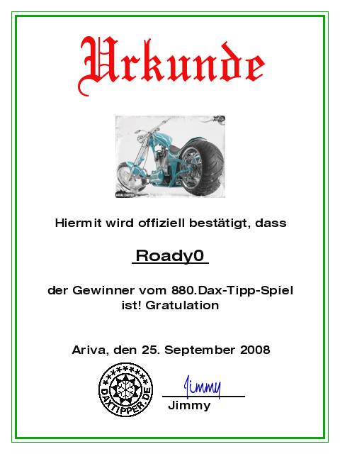 881.DAX Tipp-Spiel *Freitag* 26.09.08, 17.45 Uhr 188747