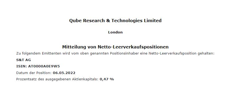 S+T AG - neuer TecDAX Kandidat? 1313865