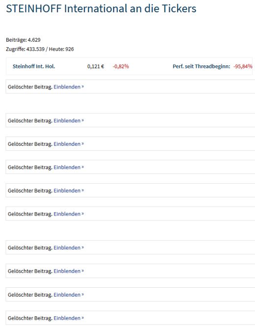 Steinhoff International Holdings N.V. 1092411