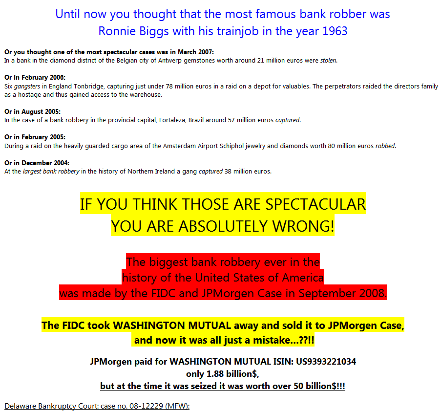 Wamu WKN 893906 News ! 430548