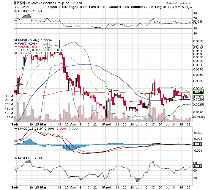 BMSN - Bio-Matrix Scientific - Drug-Stocks Boom $ 626725