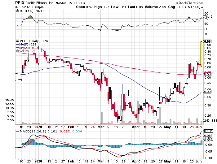 Goldman Sachs und Pacific Ethanol 1182456