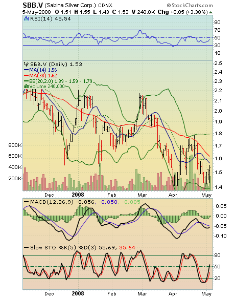Sabina Silver nächste Blue Pearl Mining? 162508