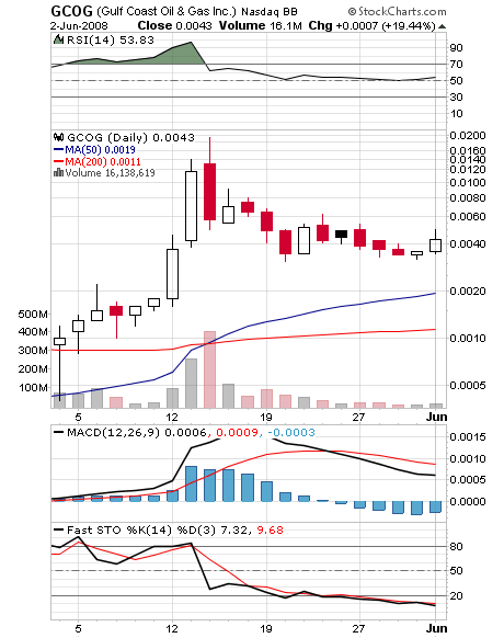 Gulf Coast Oil & Gas Inc. (GCOG) 166758