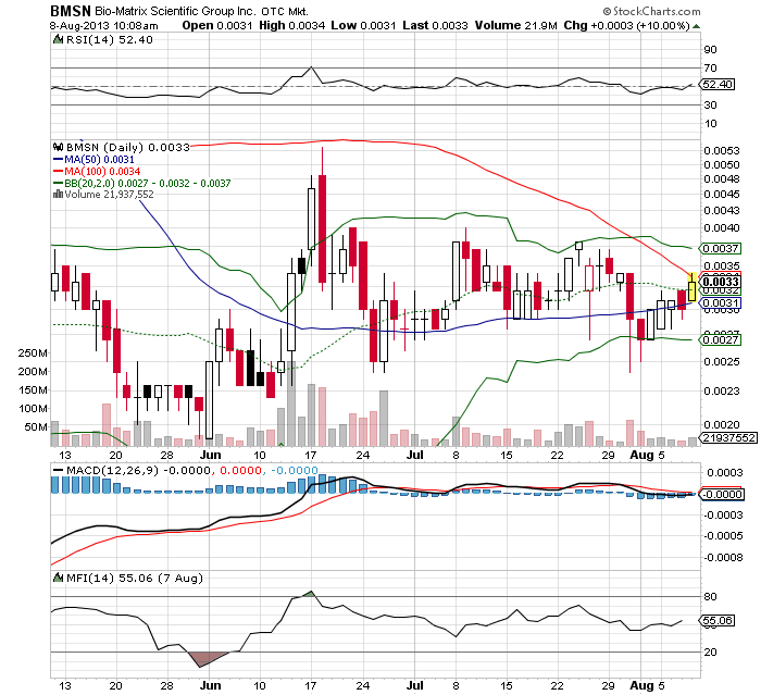 BMSN - Bio-Matrix Scientific - Drug-Stocks Boom $ 631089