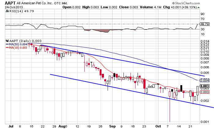 All American Pet Co Inc 500% ? 657363