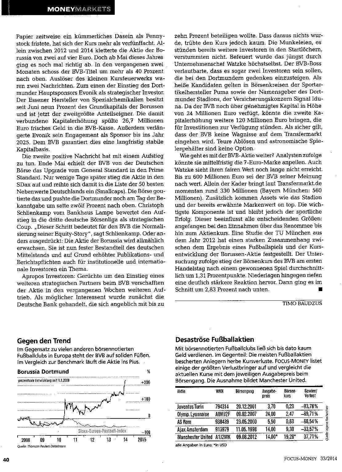 14 Gründe für ein Investment in BVB. 747165