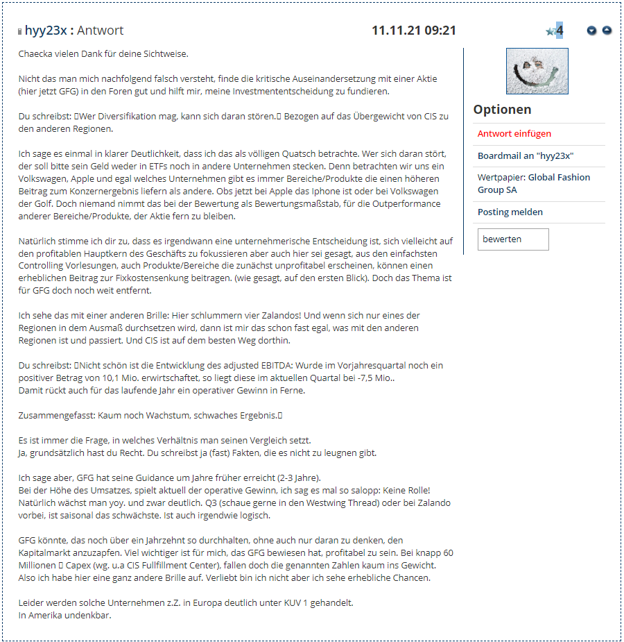 Global Fashion Group AG - Thread! 1461668