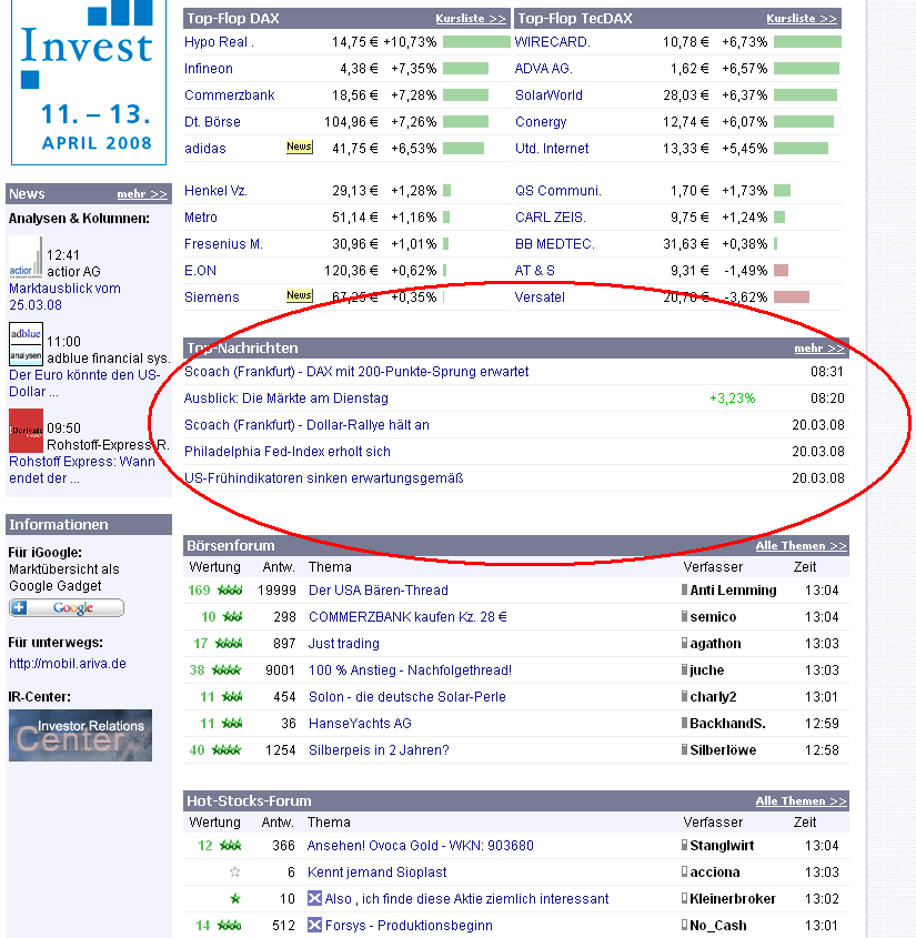 @ARIVA - professioneller handelsnewsfeed? 156133
