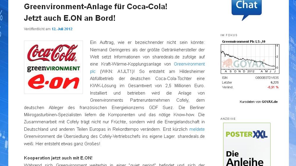 Greenvironment nach dem Split 522346