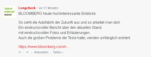 Tesla - Autos, Laster, Speicher und Solardächer 1058522