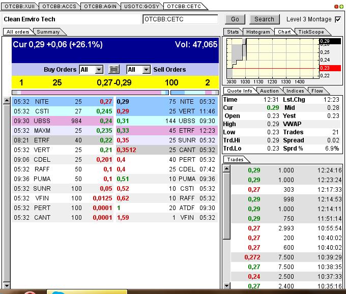 CLEAN ENVIRO TECH könnte seine Investoren überaus 606432