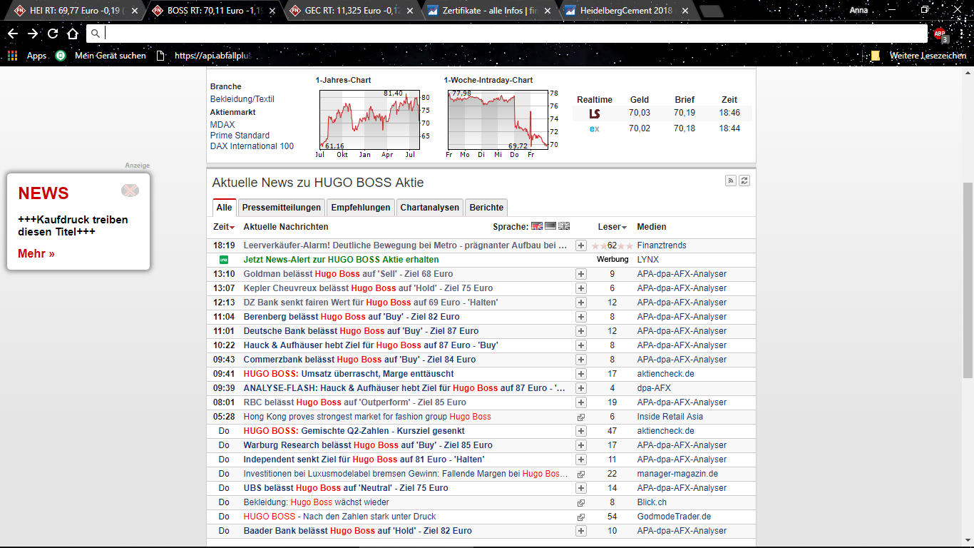 Hugo Boss - In den kommenden drei Jahren... 1068047