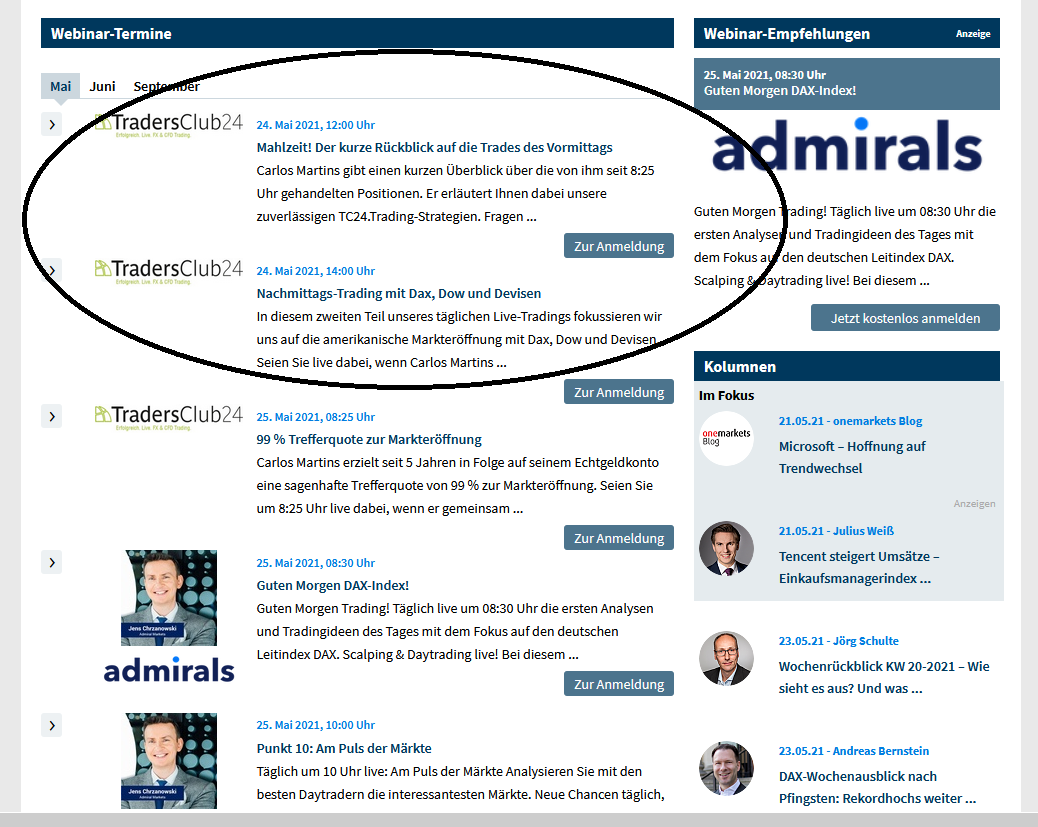 Börse ein Haifischbecken: Trade was du siehst 1254558
