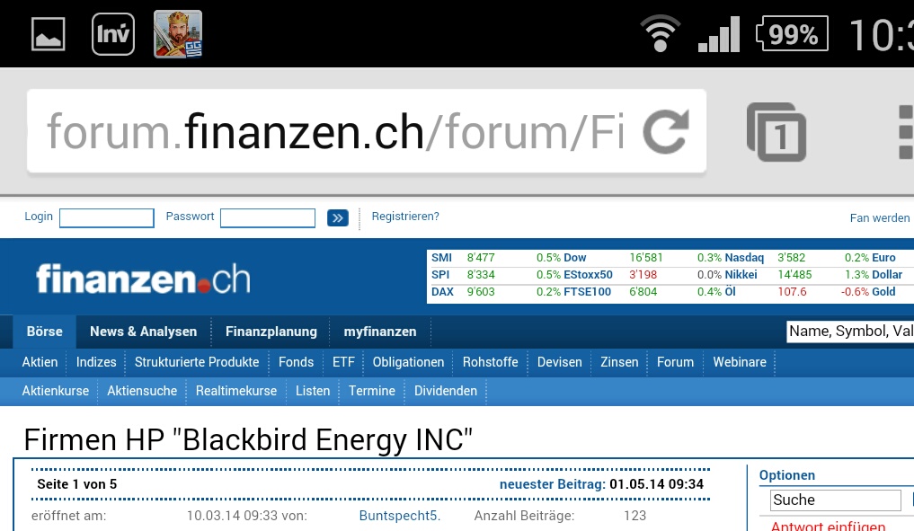 Firmen HP Blackbird Energy INC 719217