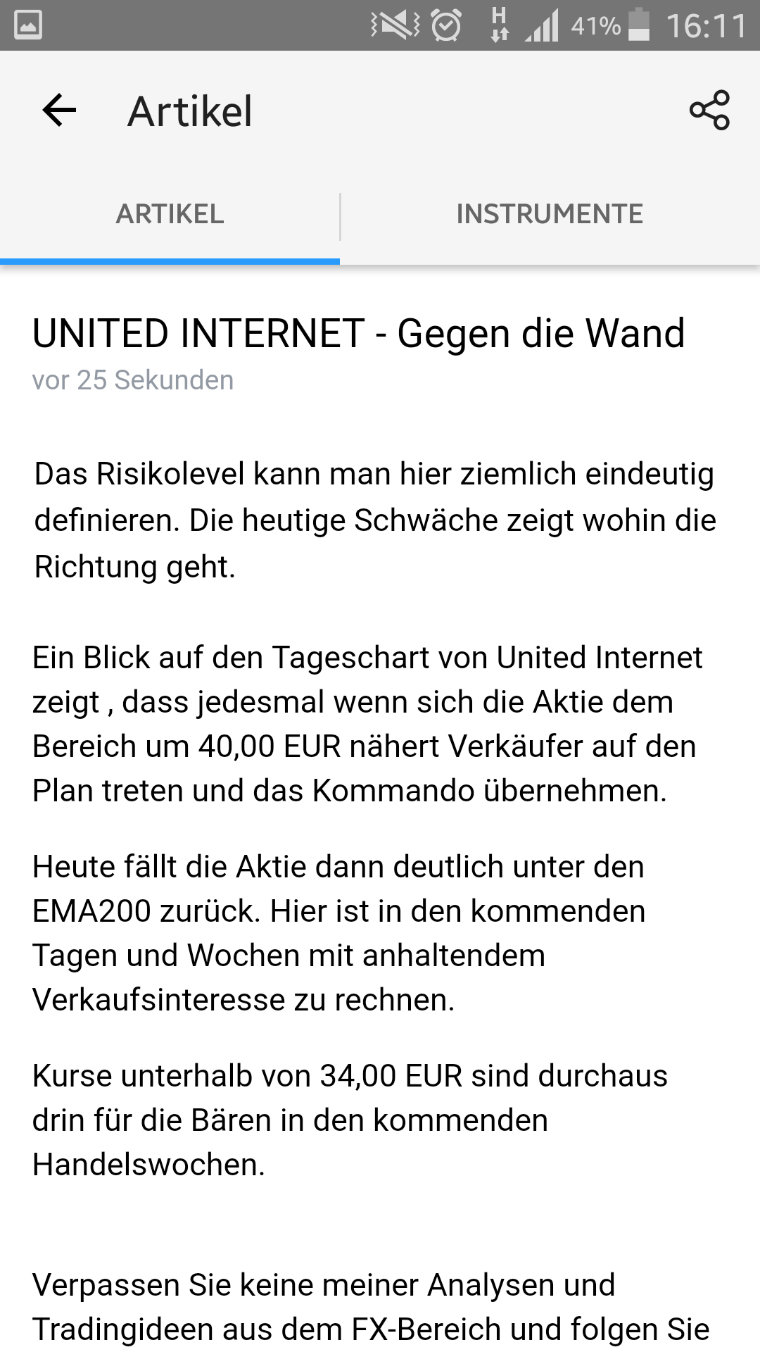 UNITED INTERNET...Allzeithoch in Reichweite 979440