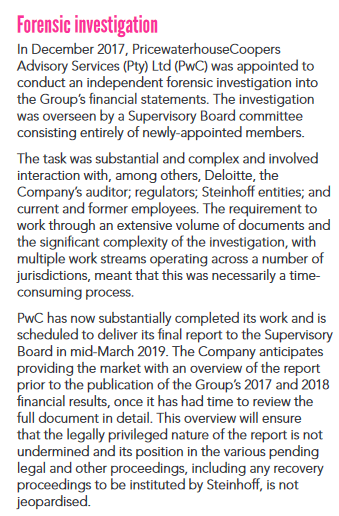 Steinhoff International Holdings N.V. 1099210