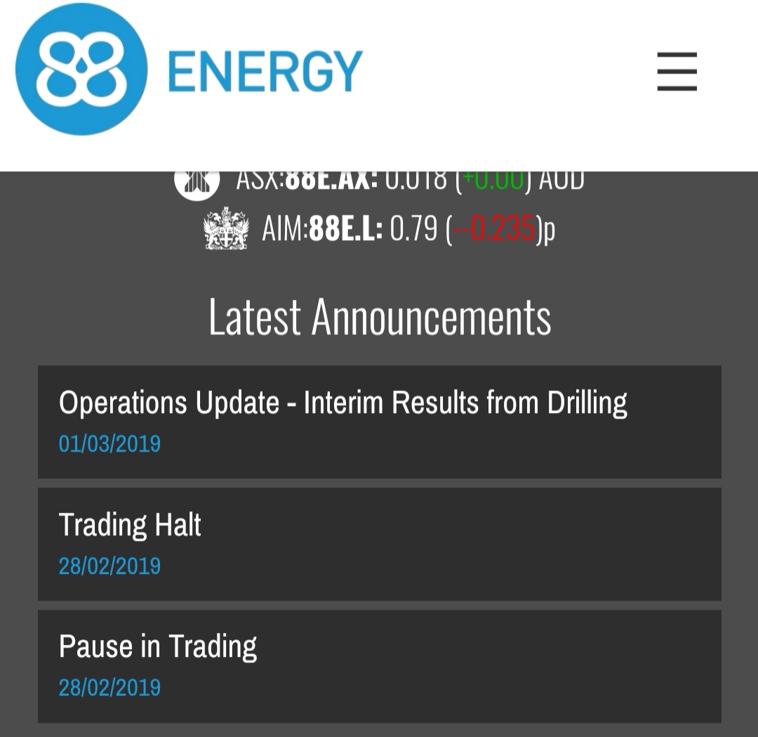 Öl-Projekt 88 Energy Project in der heißen Phase 1099775