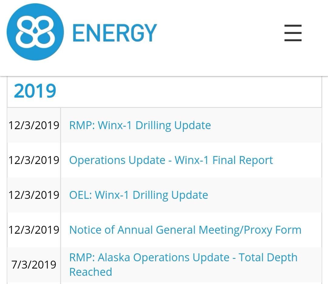 Öl-Projekt 88 Energy Project in der heißen Phase 1102265