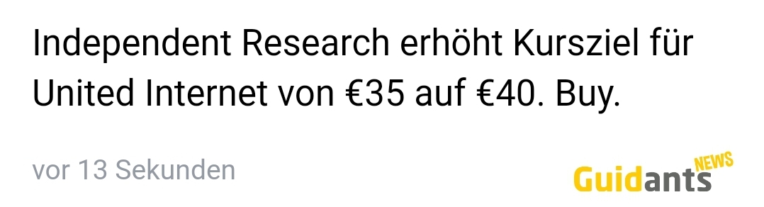 UNITED INTERNET...Allzeithoch in Reichweite 1132906