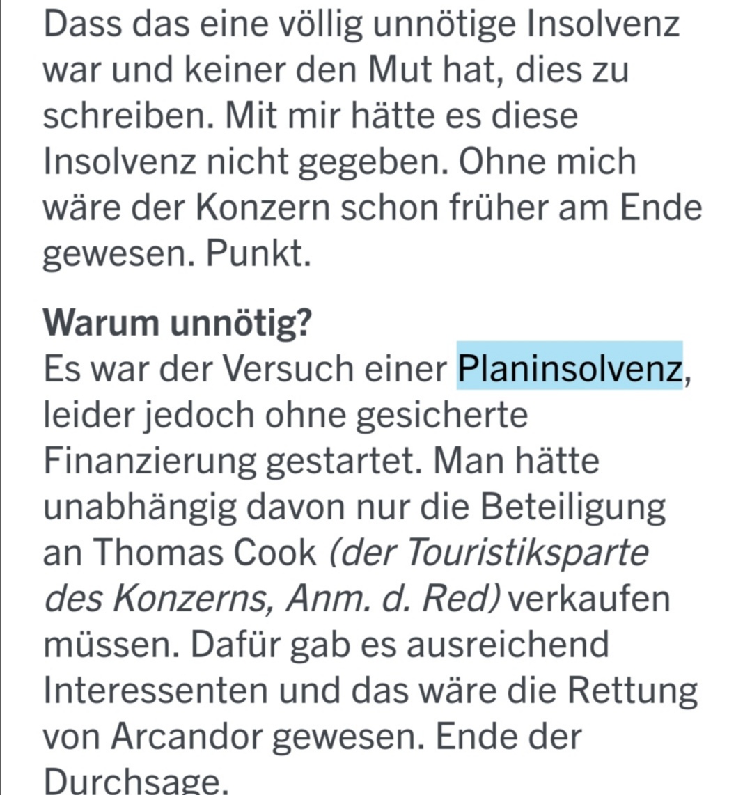 Arcandor AG nach der Insolvenz 1139076