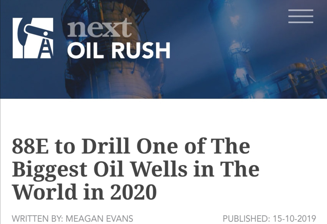 Öl-Projekt 88 Energy Project in der heißen Phase 1139140