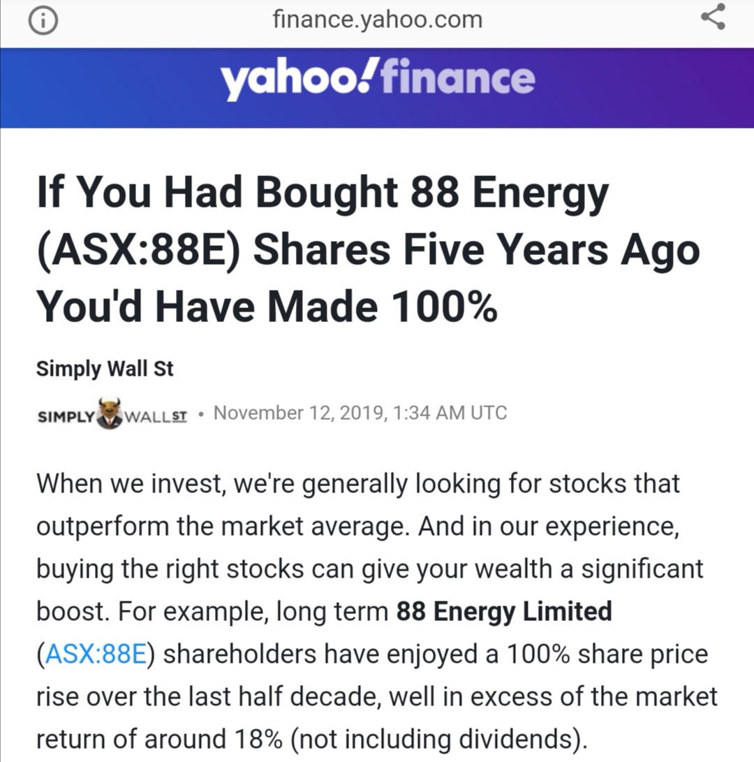 Öl-Projekt 88 Energy Project in der heißen Phase 1143968