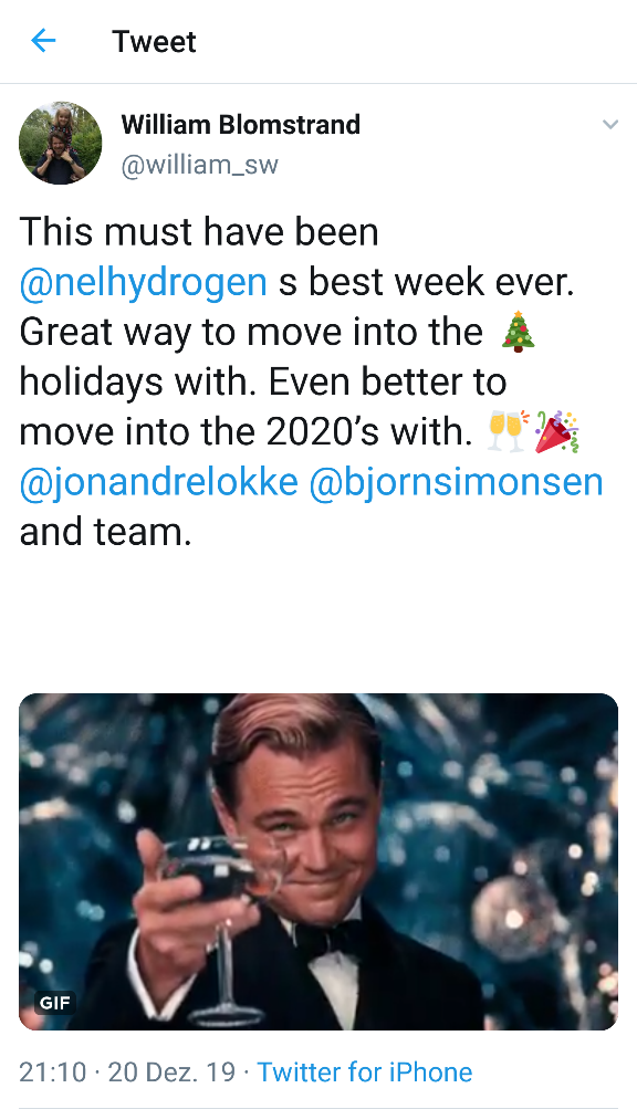 NEL, der Wasserstoffplayer aus Norwegen 1150401