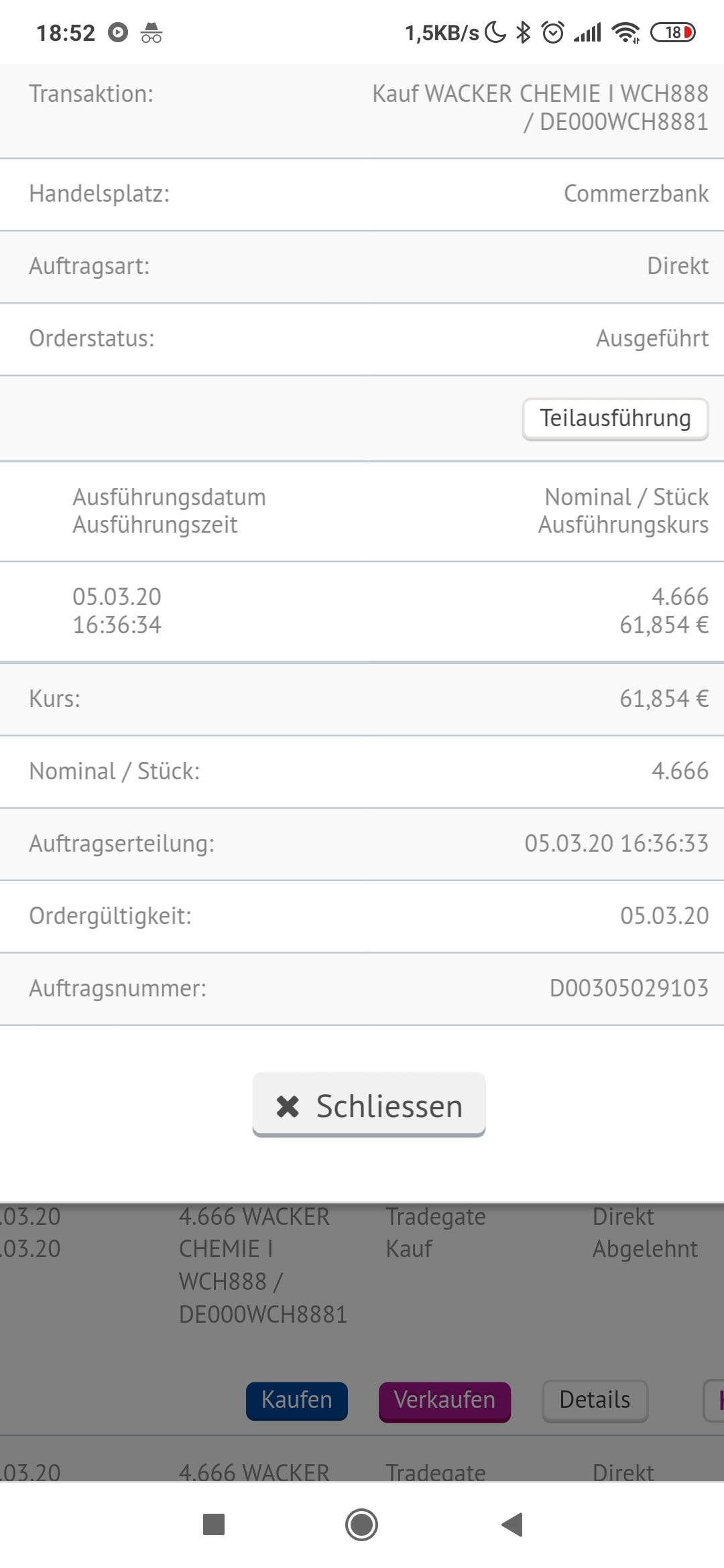 Wacker, eine Kaufgelegenheit 1164368