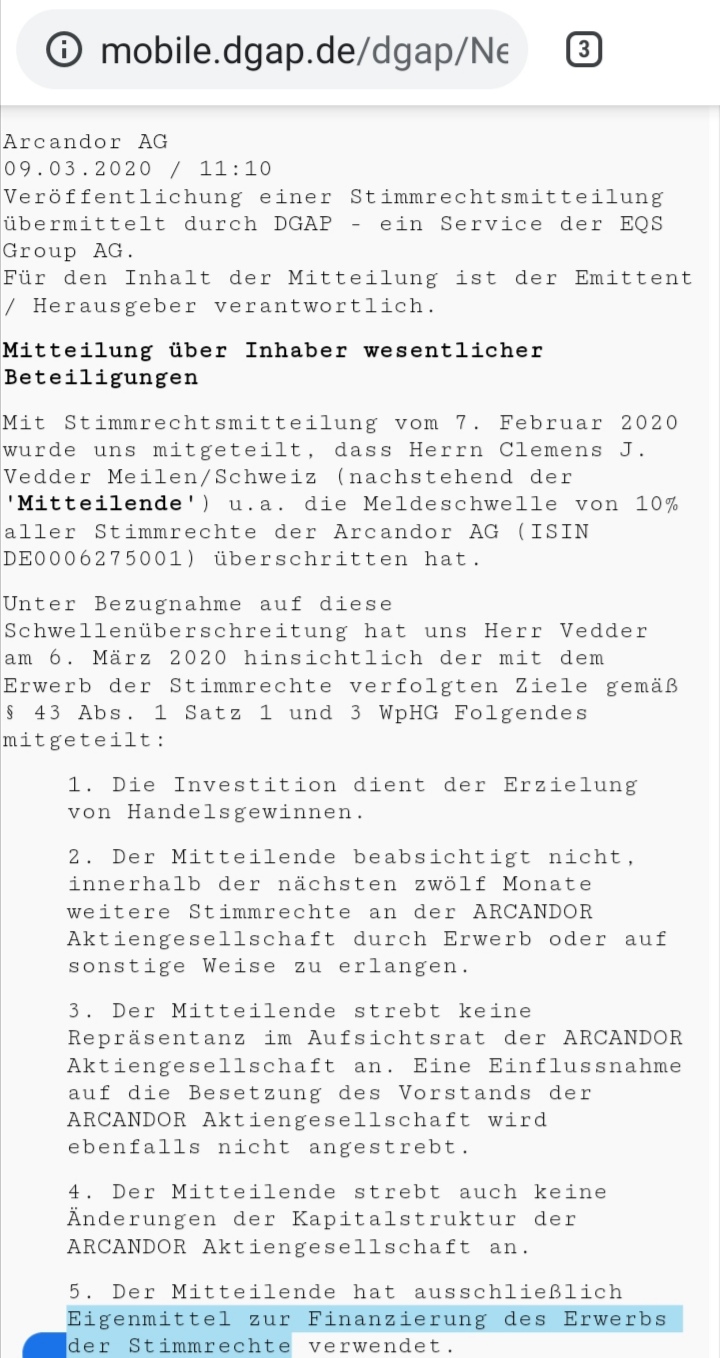 Arcandor AG nach der Insolvenz 1165155