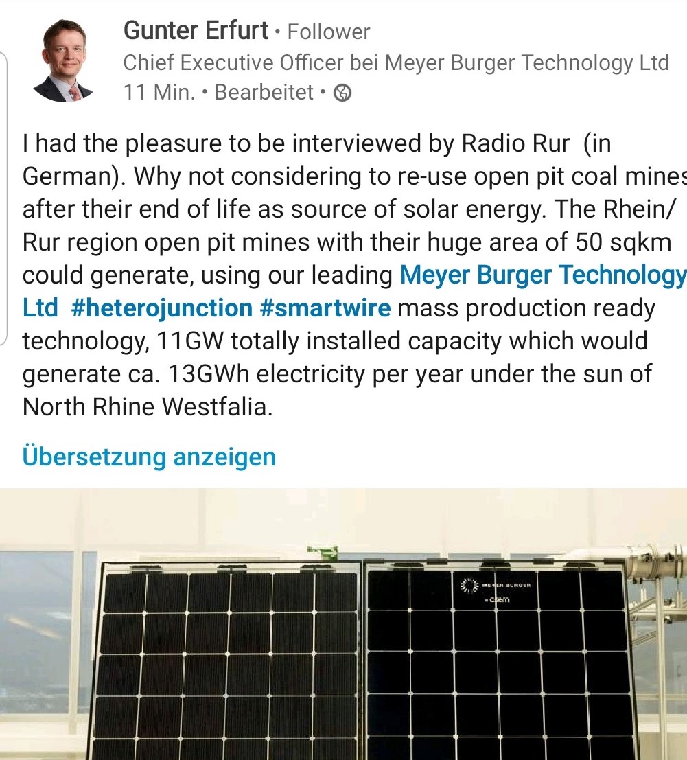 Meyer Burger Technology AG nach Fusion mit 3S 1176051