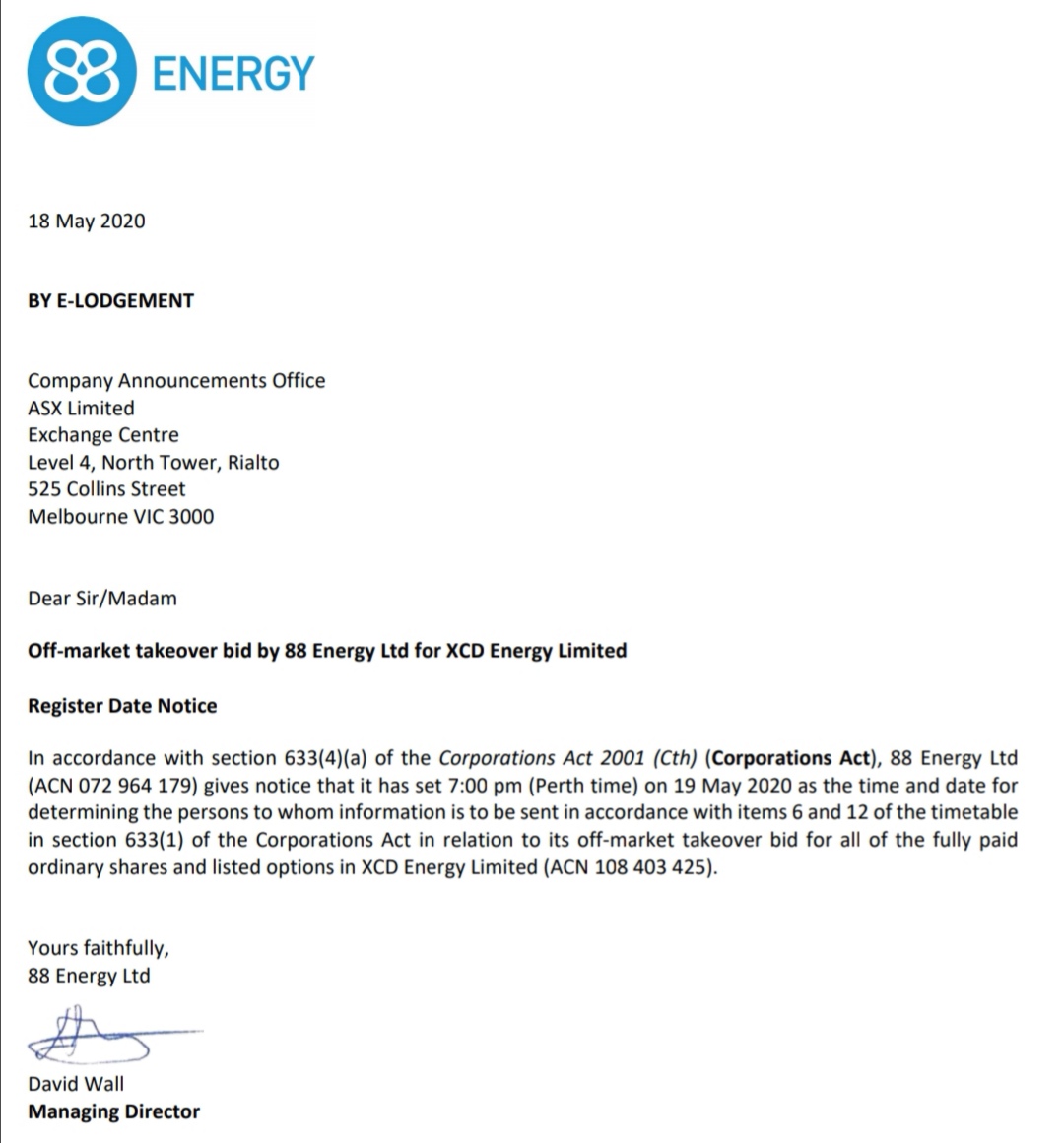 Öl-Projekt 88 Energy Project in der heißen Phase 1179044