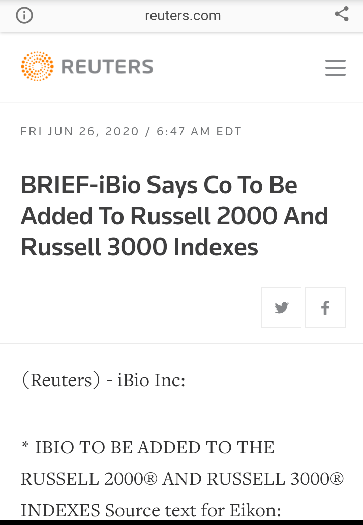 IBIO may be used in ZMapps production 1187531