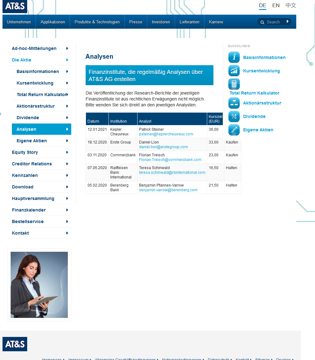 AT&S - Wachstumsweg zu 80 Euro 1225837