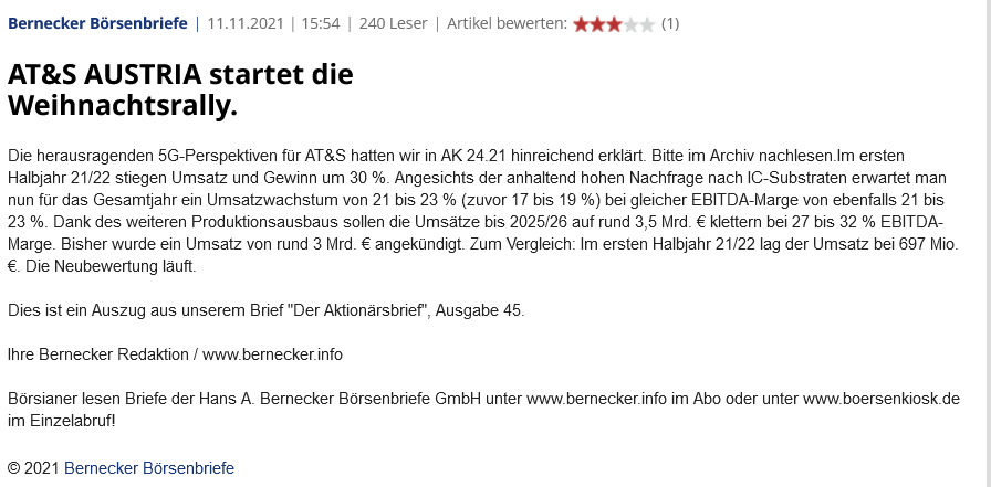 AT&S - Wachstumsweg zu 80 Euro 1283606