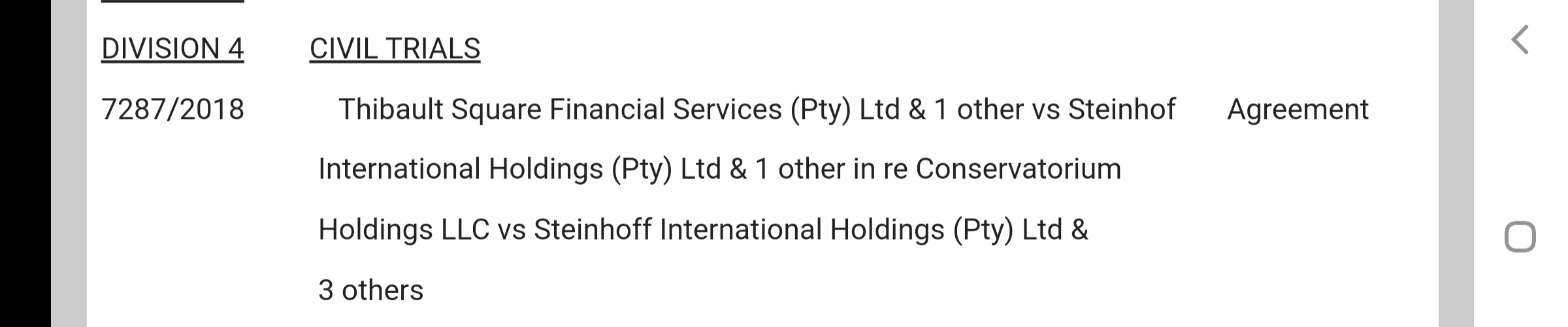 Steinhoff International Holdings N.V. 1242245