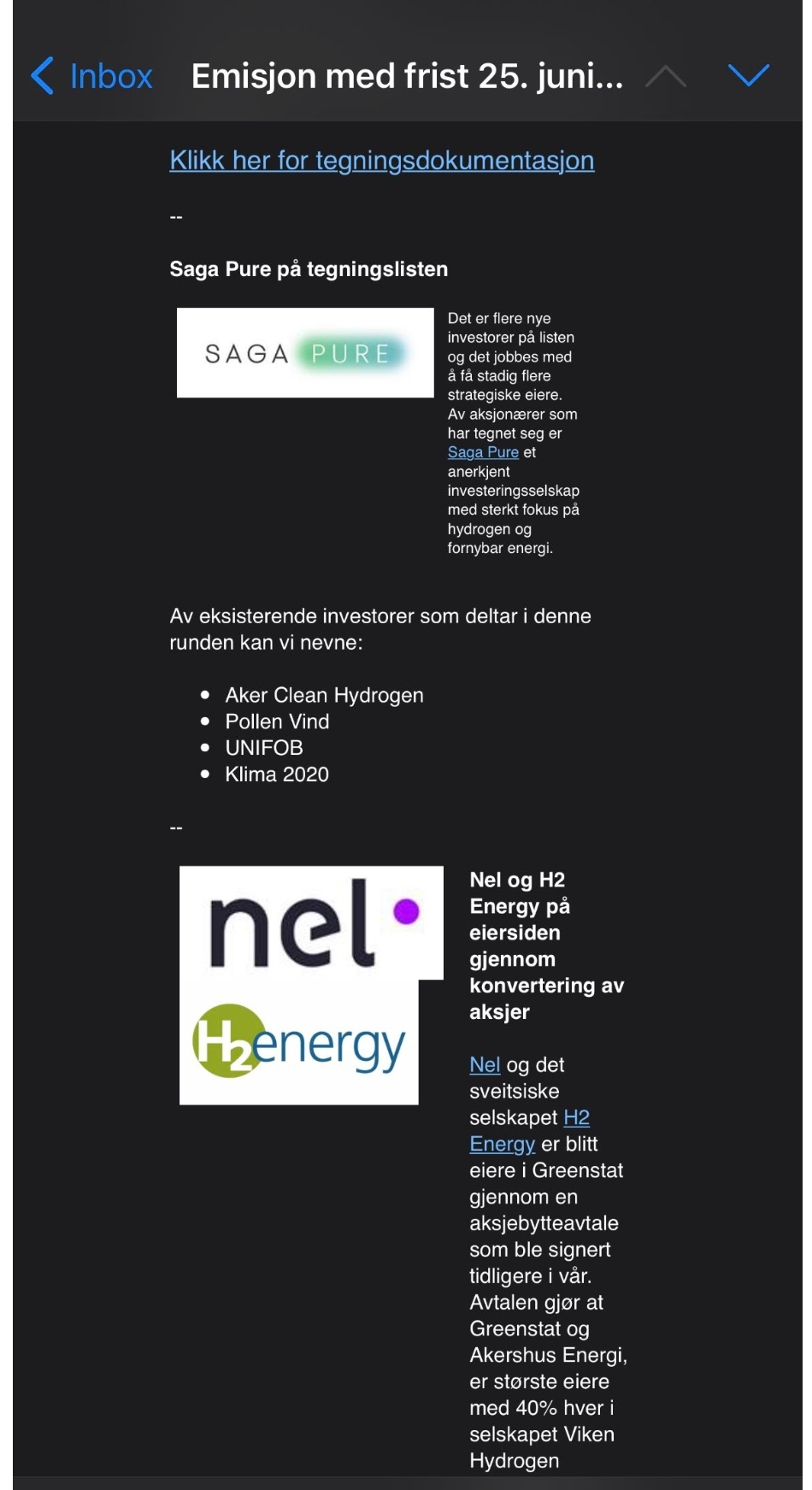 SAGA TANKERS und Everfuel 1260589