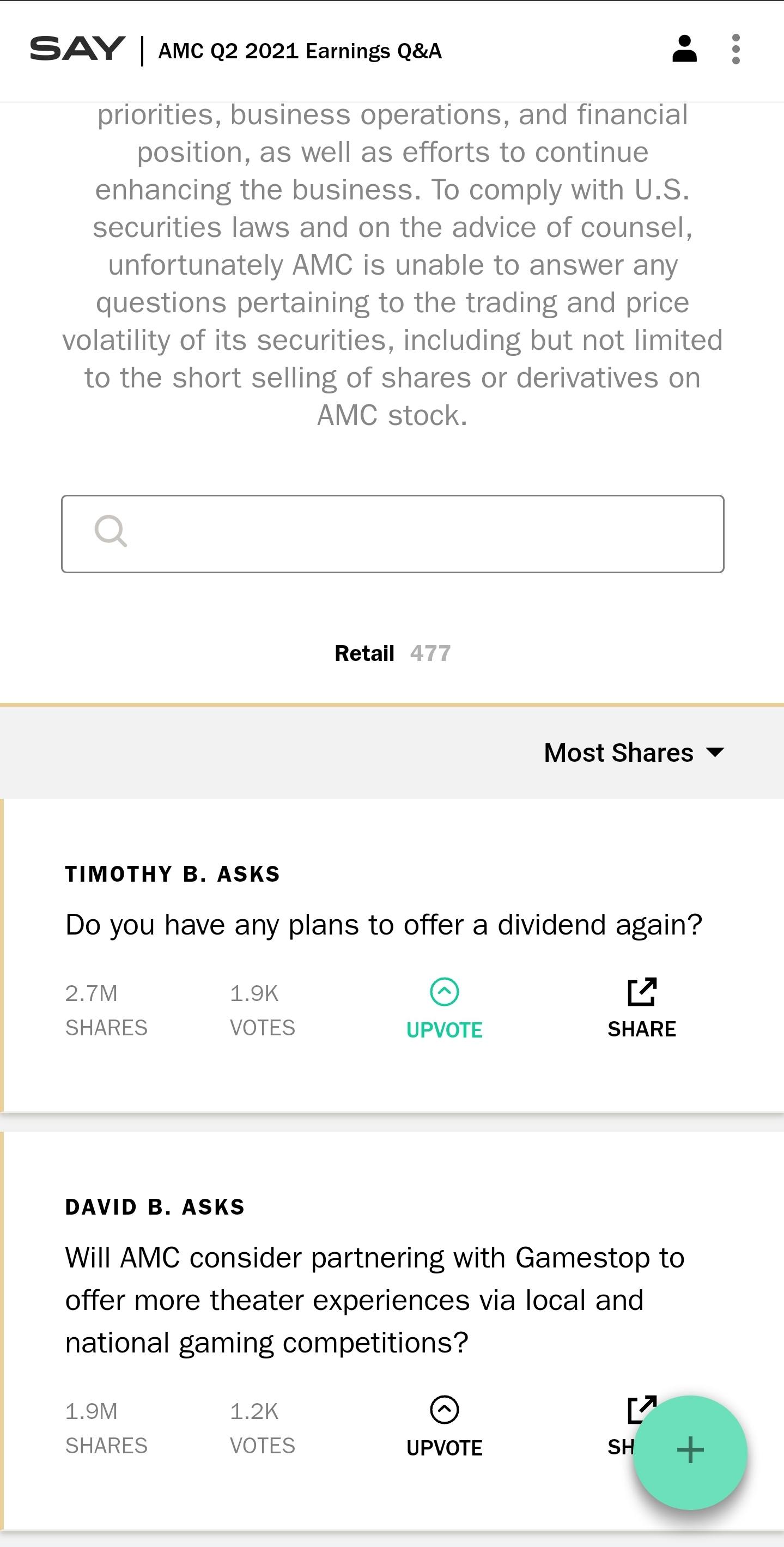AMC Entertainment Holdings 2.0 - Todamoon?!? 1266935