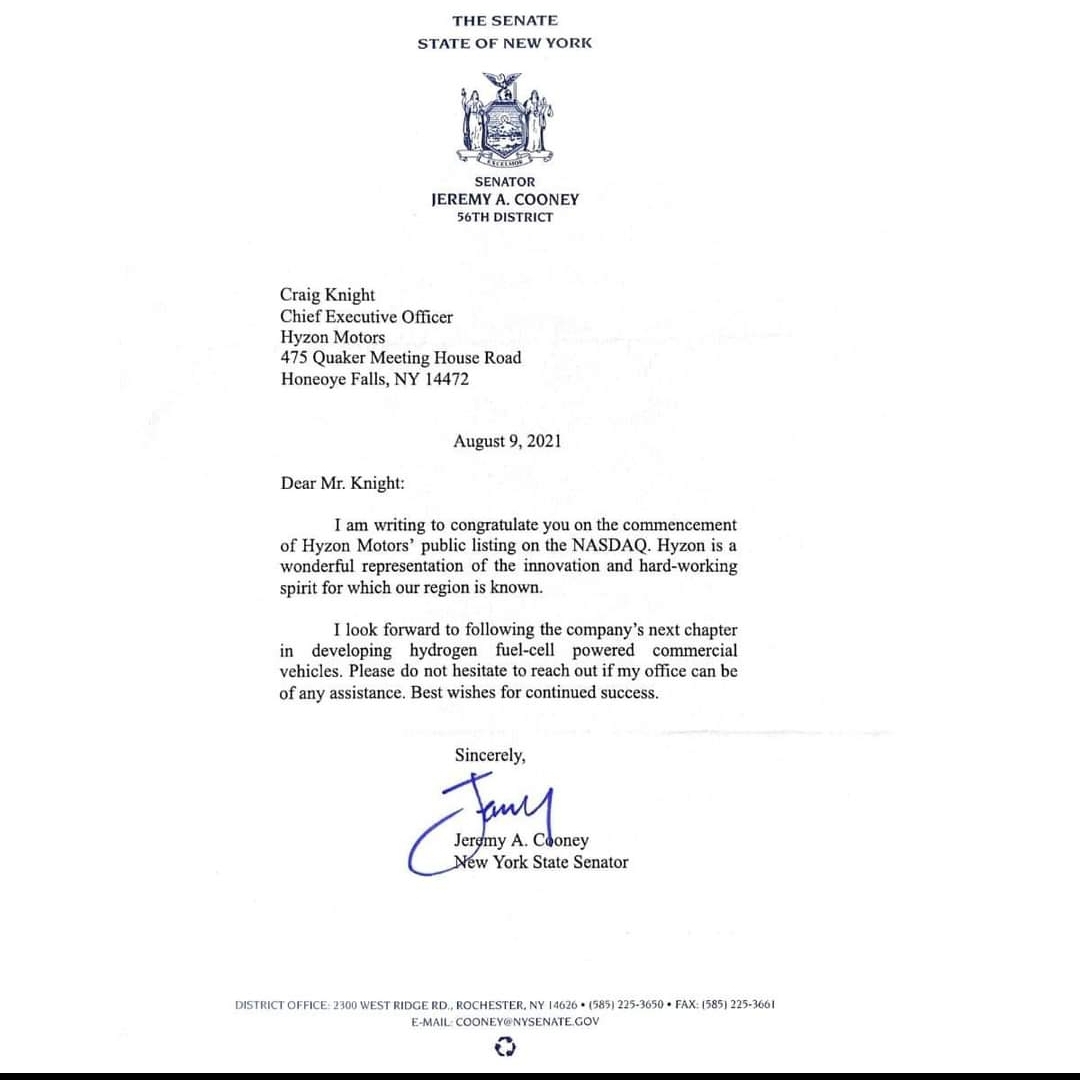 Hyzon Motors Inc - Hydrogen & Heavy Duty 1270236