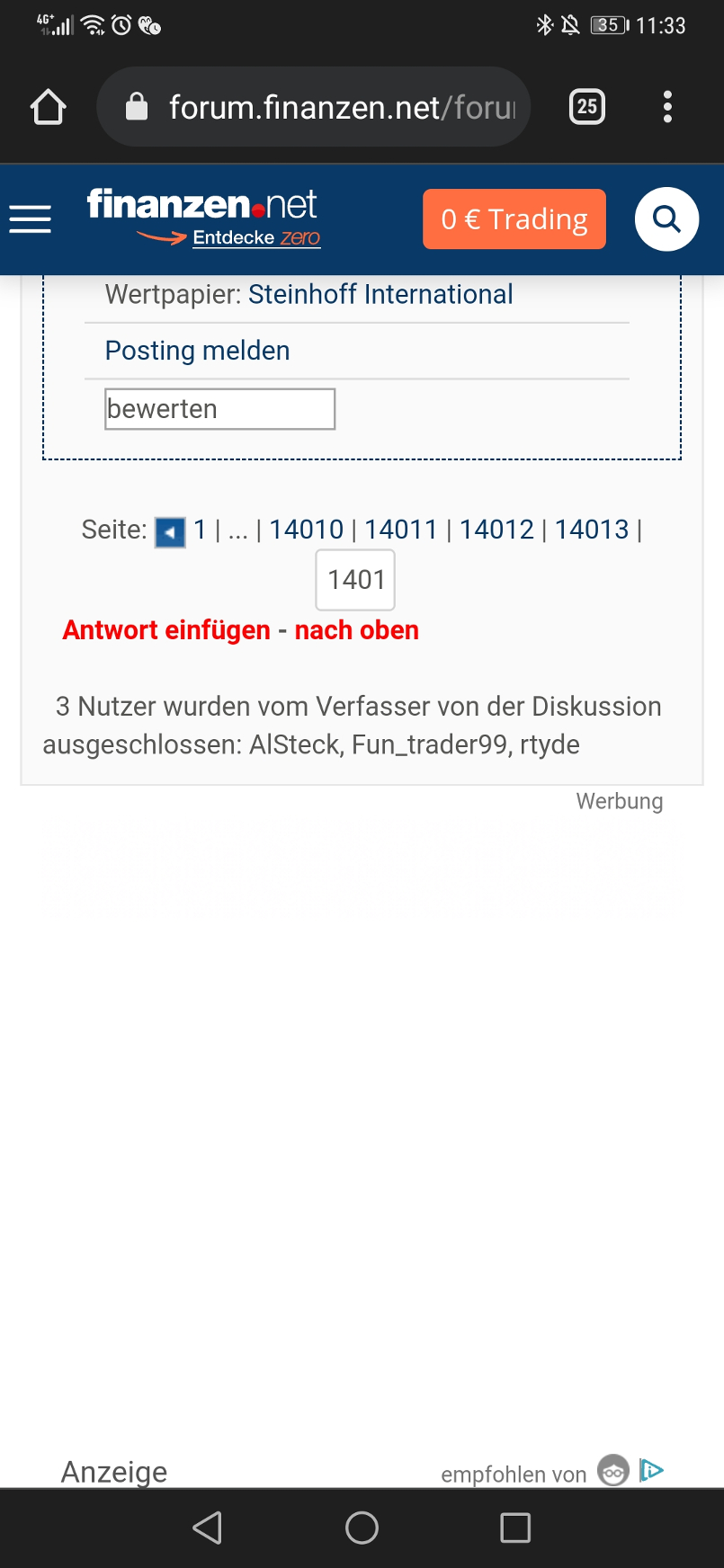 Steinhoff International Holdings N.V. 1278802