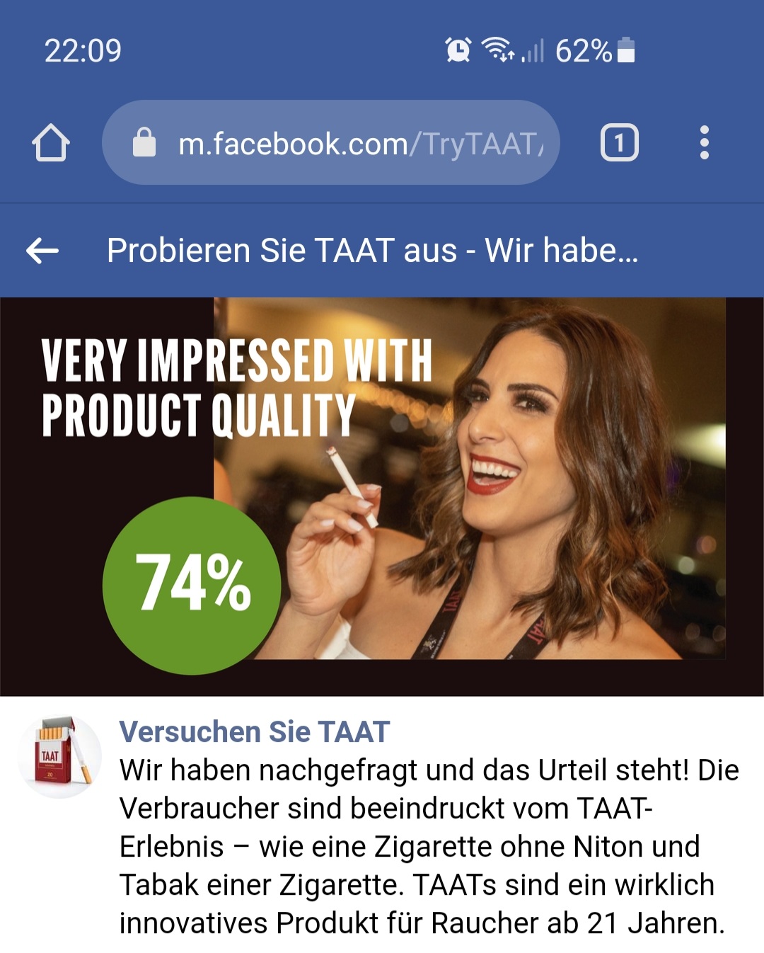 TAAT - Revolution am Tabakmarkt oder heiße Luft? 1279605