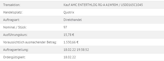AMC Entertainment Holdings 2.0 - Todamoon?!? 1300382
