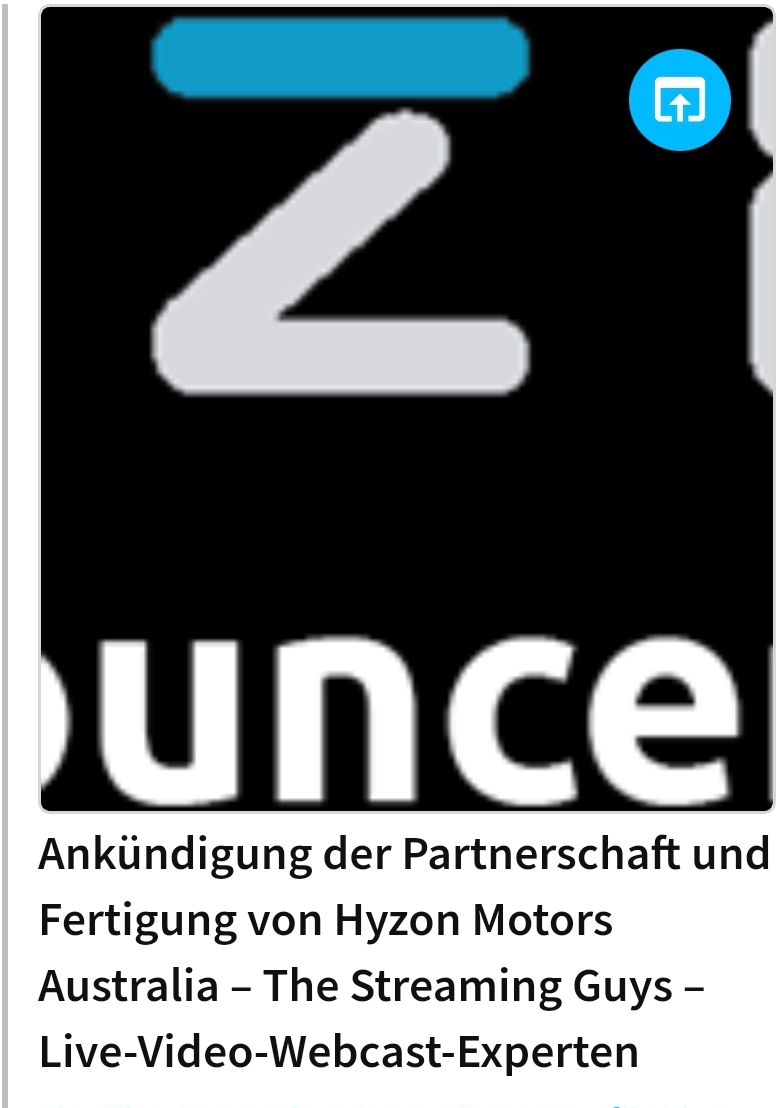 Hyzon Motors Inc - Hydrogen & Heavy Duty 1296639