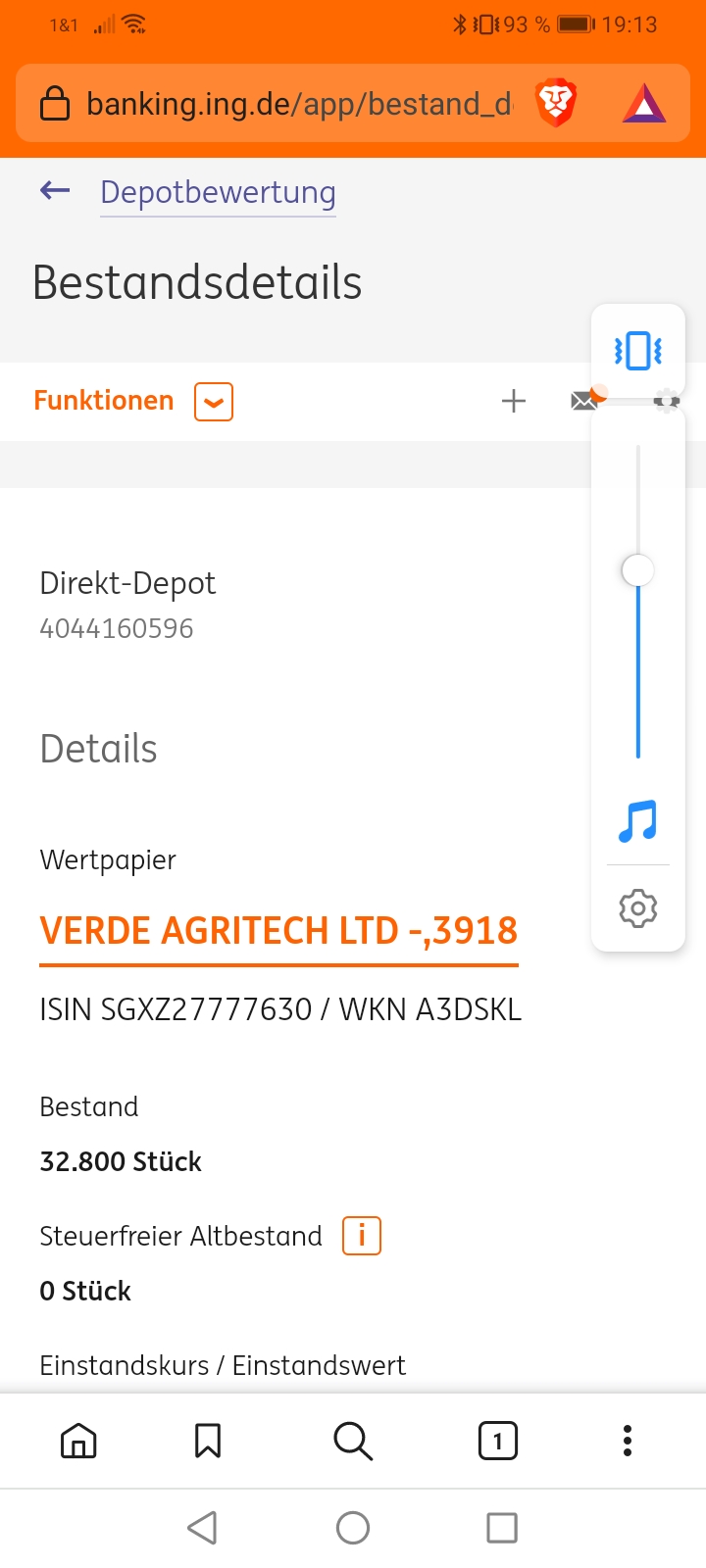 Comeback vom Verde Potash als Verde Agritech 1333380