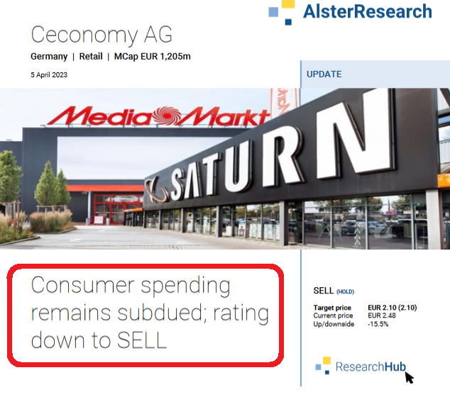 Ceconomy Aktie WKN: 725750 1366138