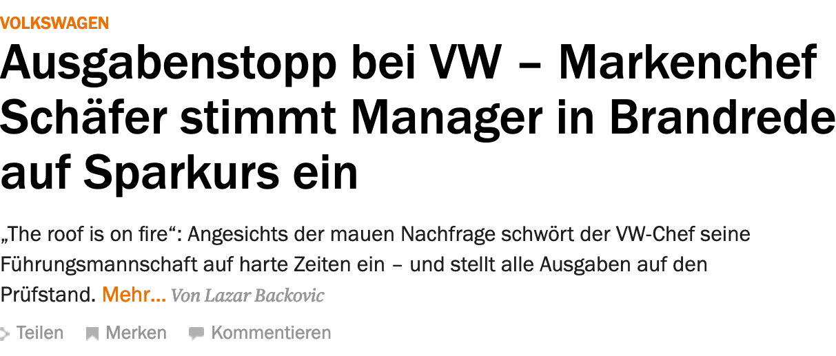 Volkswagen Vorzüge 1381476